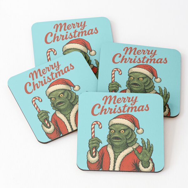 Item preview, Creature from the Black Lagoon Christmas designed and sold by Retr0Tshirts.