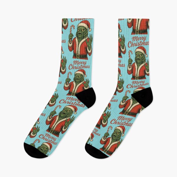 Item preview, Creature from the Black Lagoon Christmas designed and sold by Retr0Tshirts.