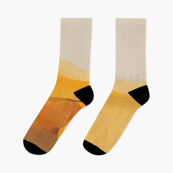 Item preview, Golden Path — Minimal Desert Silhouette in Warm Light designed and sold by solynneart.