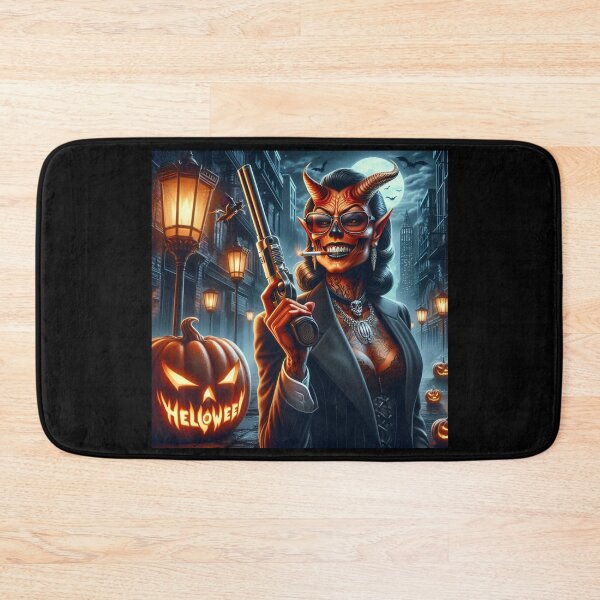 Item preview, Halloween Devilish Gangster Neon Night designed and sold by Voodoo Store Paranormal Collections.
