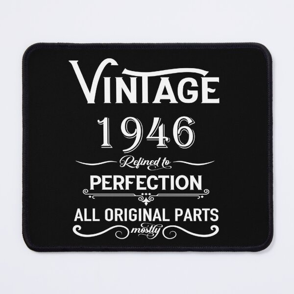 Item preview, Born in 1946 vintage funny 80th birthday gift designed and sold by Alexaltay.