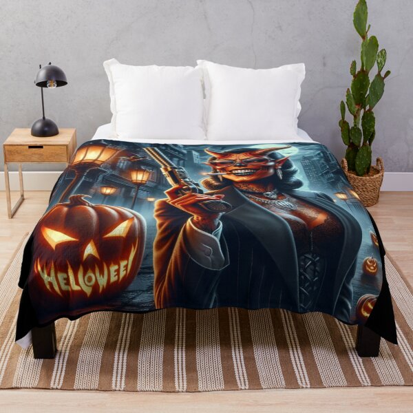 Item preview, Halloween Devilish Gangster Neon Night designed and sold by Voodoo Store Paranormal Collections.