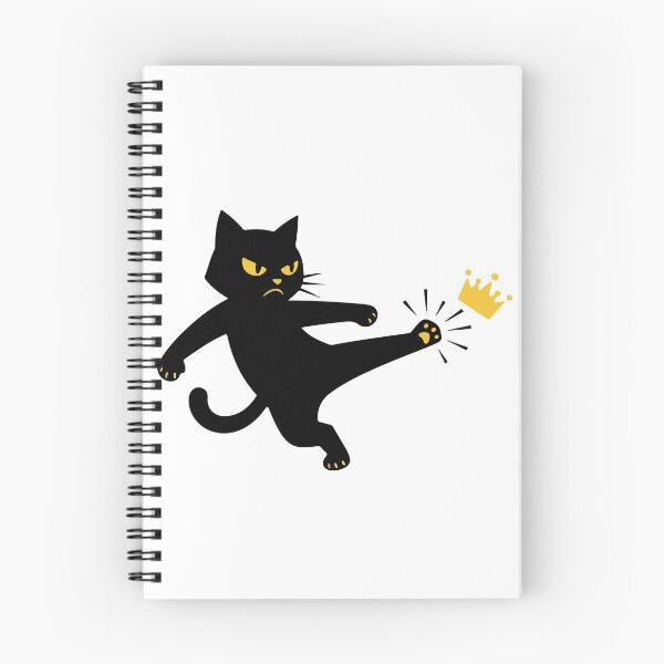 Item preview, The Black Cat and the Broken Crown - No Kings in America designed and sold by Felinefinesse.