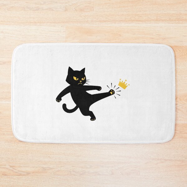 Item preview, The Black Cat and the Broken Crown - No Kings in America designed and sold by Felinefinesse.
