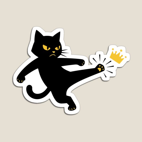 Item preview, The Black Cat and the Broken Crown - No Kings in America designed and sold by Felinefinesse.