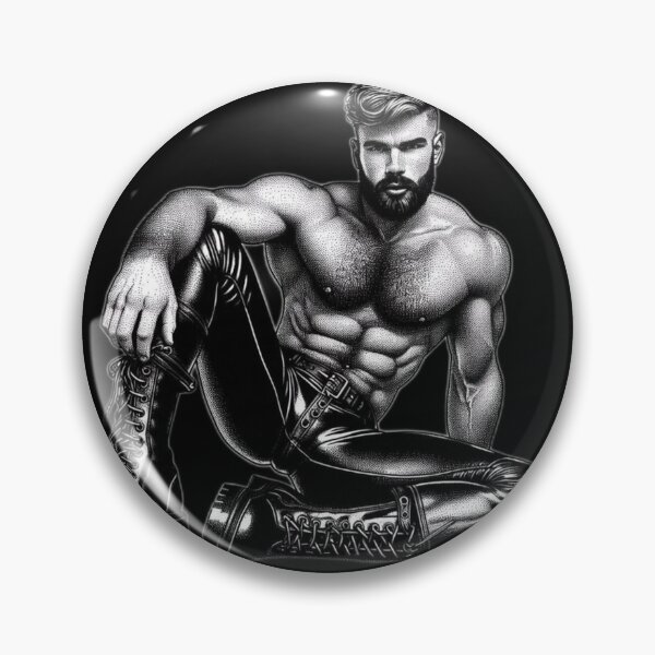 Item preview, Gay Gods - Captain Ivan Gay Leather Bar Pride Berlin Graphic Design designed and sold by ItsAKinkThing.