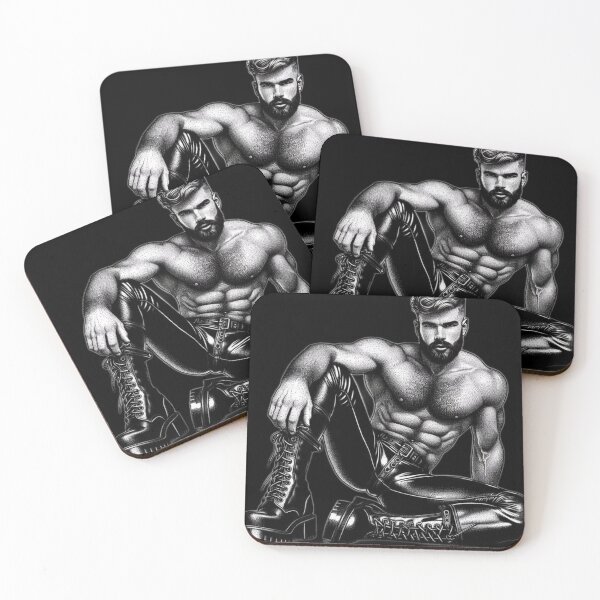 Item preview, Gay Gods - Captain Ivan Gay Leather Bar Pride Berlin Graphic Design designed and sold by ItsAKinkThing.