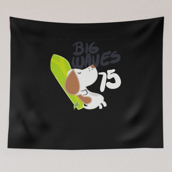 Item preview, Big Waves Dog Surfer designed and sold by PrintPress.