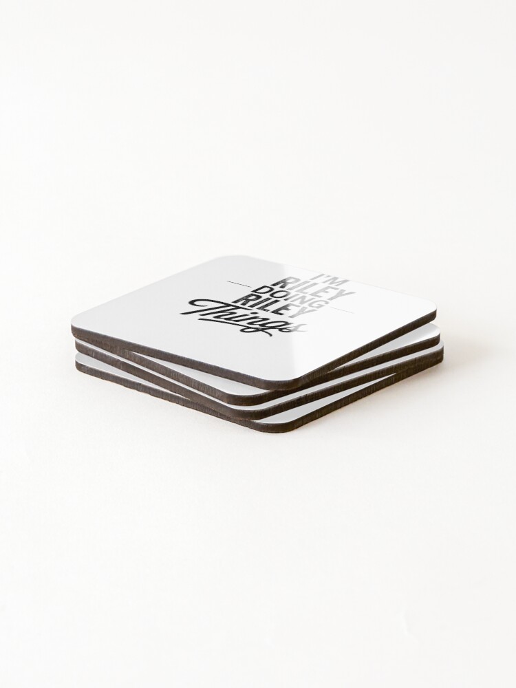 Thumbnail 4 of 5, Coasters (Set of 4), I'm Riley Doing Riley Things designed and sold by Oussinc.