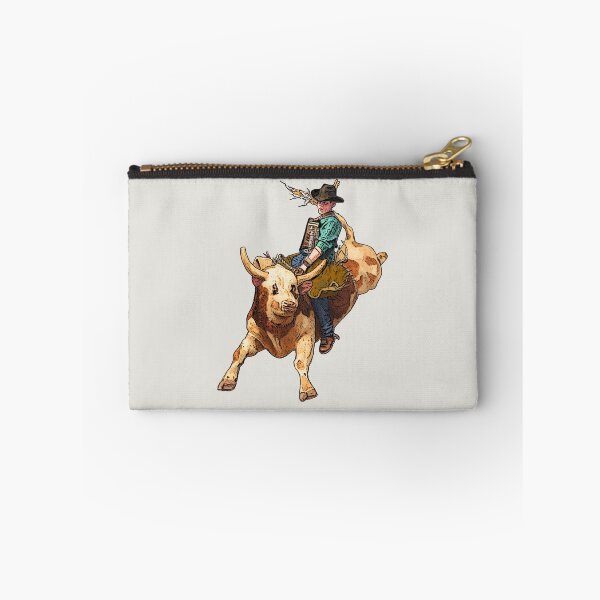 Item preview, Cowboy Riding a Bull, Drawing, Rodeo, Extreme Spport, Eight Seconds designed and sold by JoyfulWhimsy.