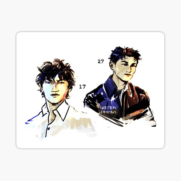 Teenage and adult Uenoyama Sticker
