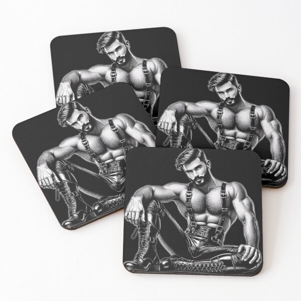 Item preview, Gay Gods - Oh Boy! Leather Bar Pride Berlin Graphic Design designed and sold by ItsAKinkThing.