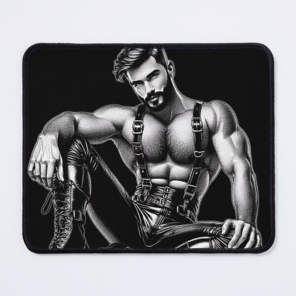 Item preview, Gay Gods - Oh Boy! Leather Bar Pride Berlin Graphic Design designed and sold by ItsAKinkThing.