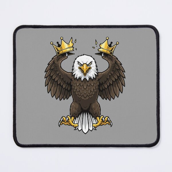 Item preview, No Kings in America The Fierce Bald Eagle and the Broken Crown designed and sold by Felinefinesse.