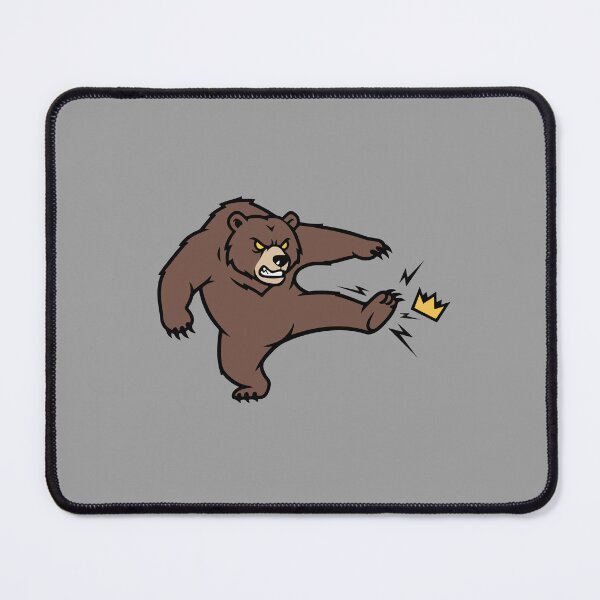 Item preview, The Fierce Grizzly Bear and the Broken Crown No Kings in America designed and sold by Felinefinesse.