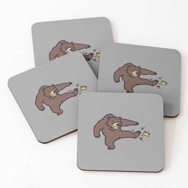 Item preview, The Fierce Grizzly Bear and the Broken Crown  No Kings in America designed and sold by Felinefinesse.