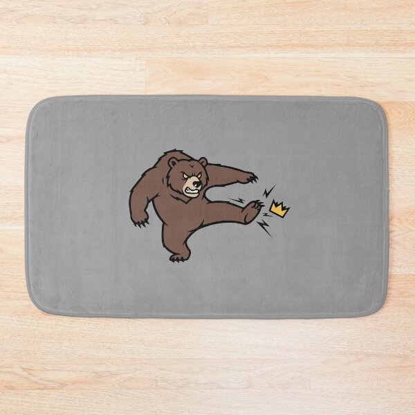 Item preview, The Fierce Grizzly Bear and the Broken Crown No Kings in America designed and sold by Felinefinesse.