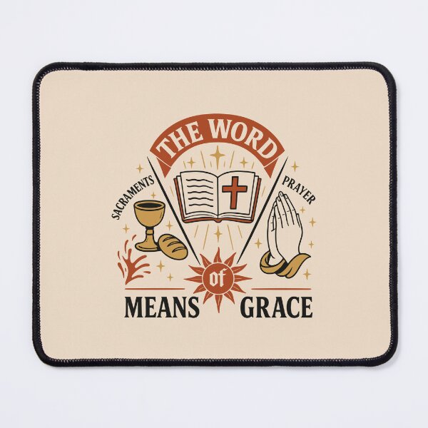 Item preview, Reformed Theology Means of Grace Vintage Christian Design - Black Lettering designed and sold by Glory After Tears.