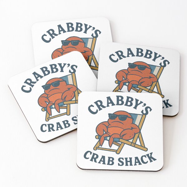 Item preview, Crabby's Crab Shack designed and sold by Inappropriate Ink.