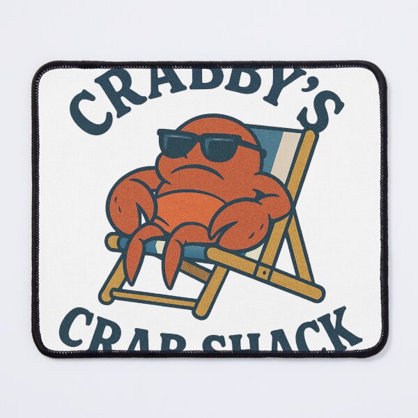 Item preview, Crabby's Crab Shack designed and sold by Inappropriate Ink.