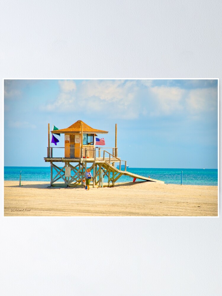 Alternate view of Mother and Daughter at the Beach Poster