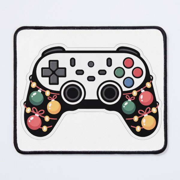 Item preview, Christmas Gaming Pad designed and sold by NicolasGlowArt.