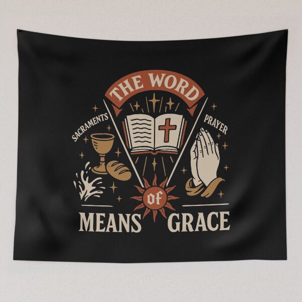 Item preview, Reformed Theology Means of Grace Vintage Christian Design designed and sold by Glory After Tears.