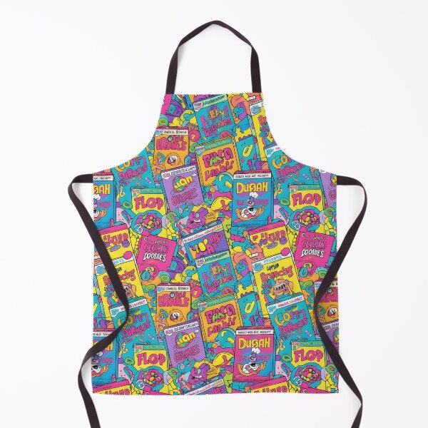 Item preview, Cereal Aisle Chaos | Retro Breakfast Box Pattern designed and sold by DailyVibesMerch.