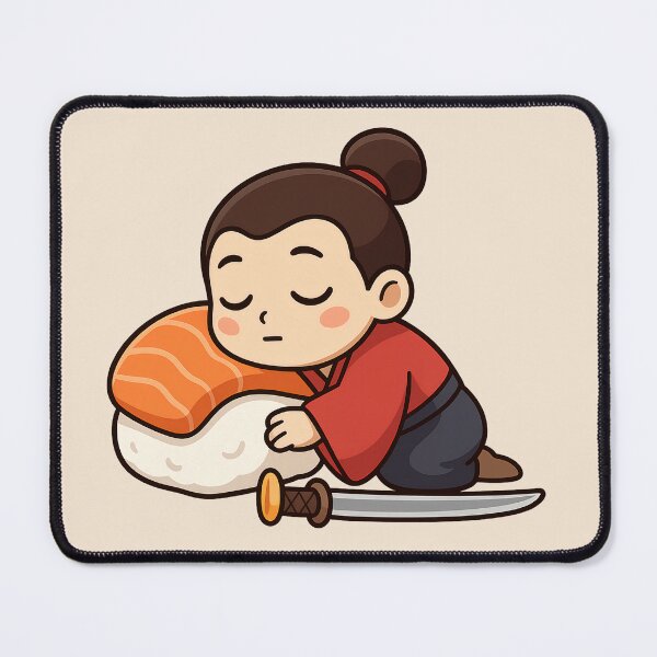 Item preview, Lazy Samurai – The sleepyhead warrior designed and sold by MartzDesigns.