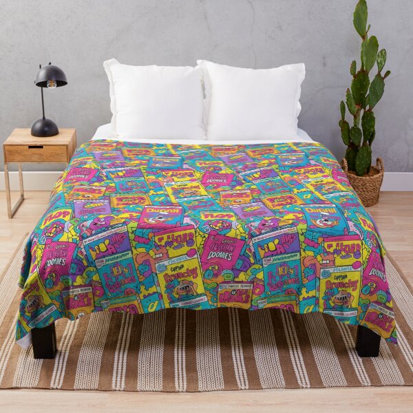 Item preview, Cereal Aisle Chaos | Retro Breakfast Box Pattern designed and sold by DailyVibesMerch.
