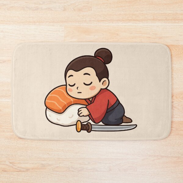 Item preview, Lazy Samurai – The sleepyhead warrior designed and sold by MartzDesigns.