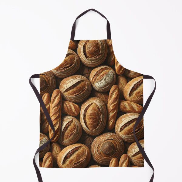 Item preview, Crusty Loaf Parade | Artisan Bread Pattern designed and sold by DailyVibesMerch.