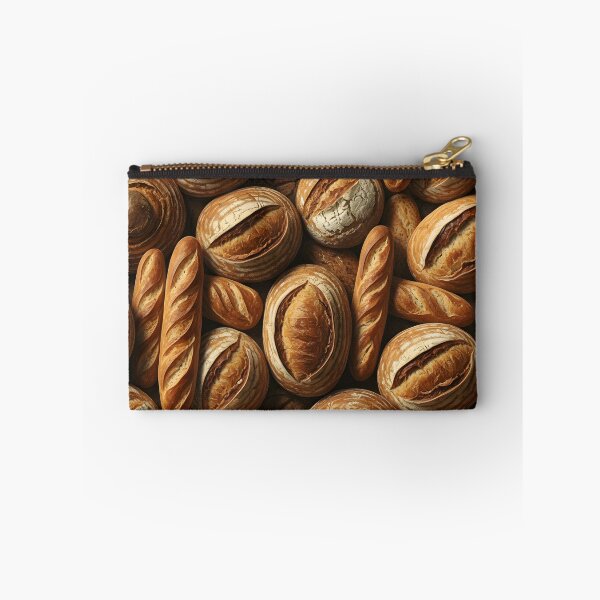 Item preview, Crusty Loaf Parade | Artisan Bread Pattern designed and sold by DailyVibesMerch.