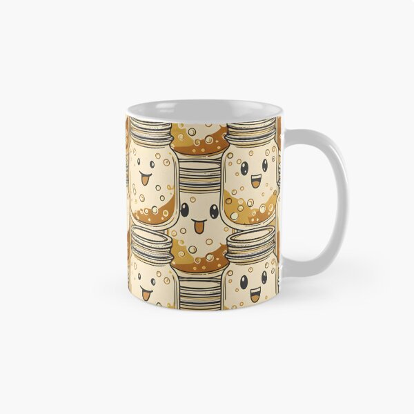 Item preview, Sourdough Starter Army | Happy Mason Jars Pattern designed and sold by DailyVibesMerch.