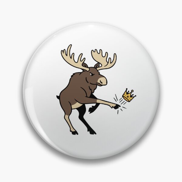 Item preview, The Defiant White Tailed Deer and the Broken Crown No Kings in America designed and sold by Felinefinesse.