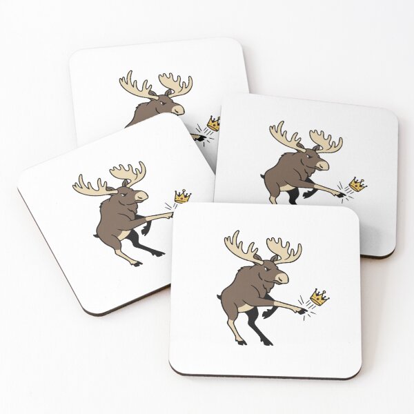 Item preview, The Defiant White Tailed Deer and the Broken Crown  No Kings in America designed and sold by Felinefinesse.