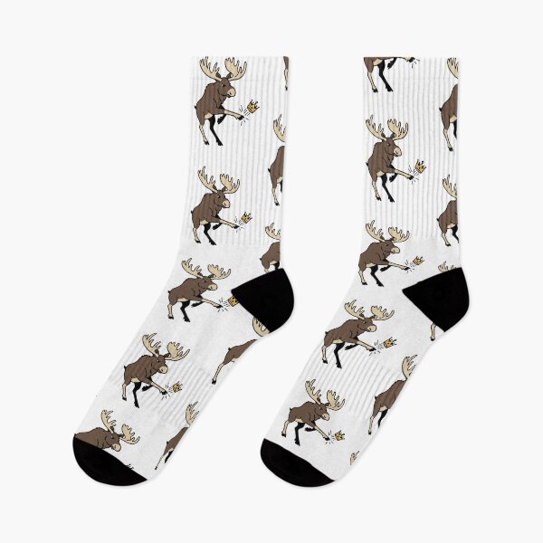 Item preview, The Defiant White Tailed Deer and the Broken Crown  No Kings in America designed and sold by Felinefinesse.