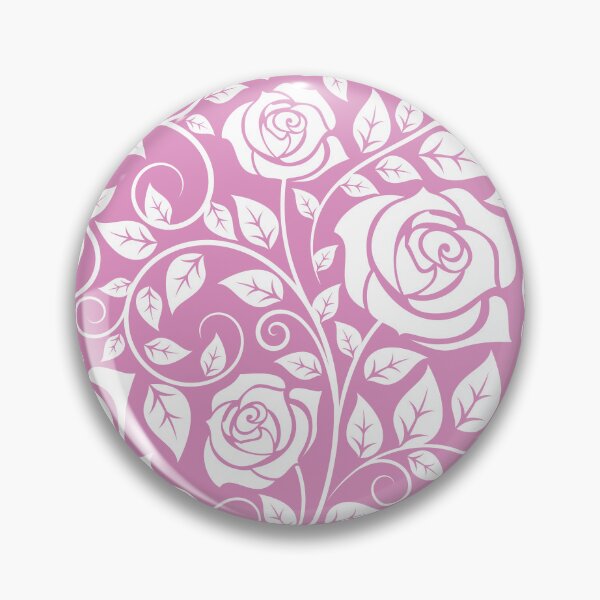 Item preview, Vintage rose pattern in pink background designed and sold by SmallDart Creations.