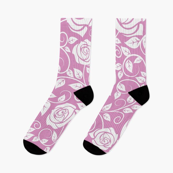Item preview, Vintage rose pattern in pink background designed and sold by SmallDart Creations.