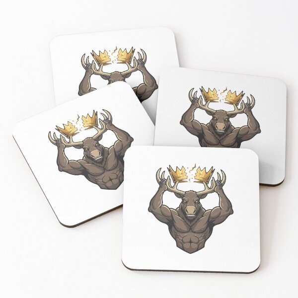Item preview, The Defiant White Tailed Deer and the Broken Crown  No Kings in America designed and sold by Felinefinesse.