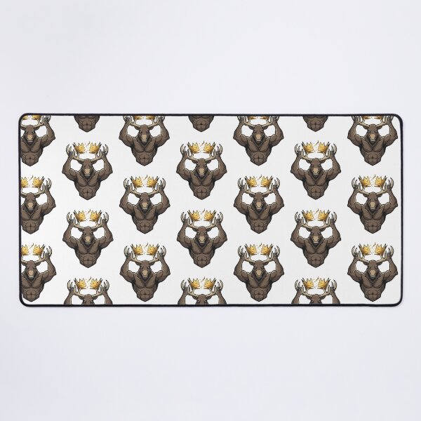 Item preview, The Defiant White Tailed Deer and the Broken Crown No Kings in America designed and sold by Felinefinesse.