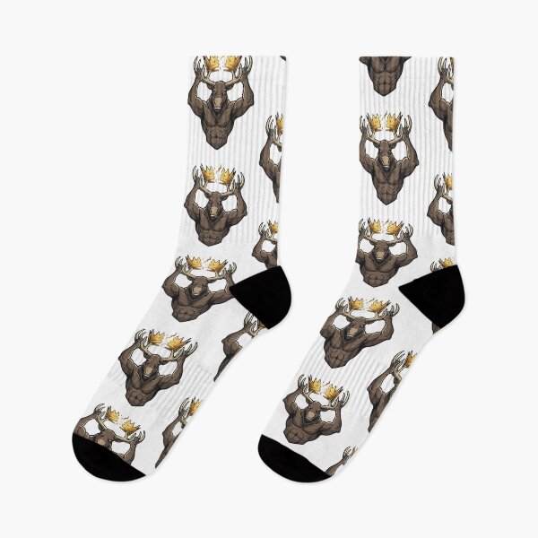 Item preview, The Defiant White Tailed Deer and the Broken Crown  No Kings in America designed and sold by Felinefinesse.