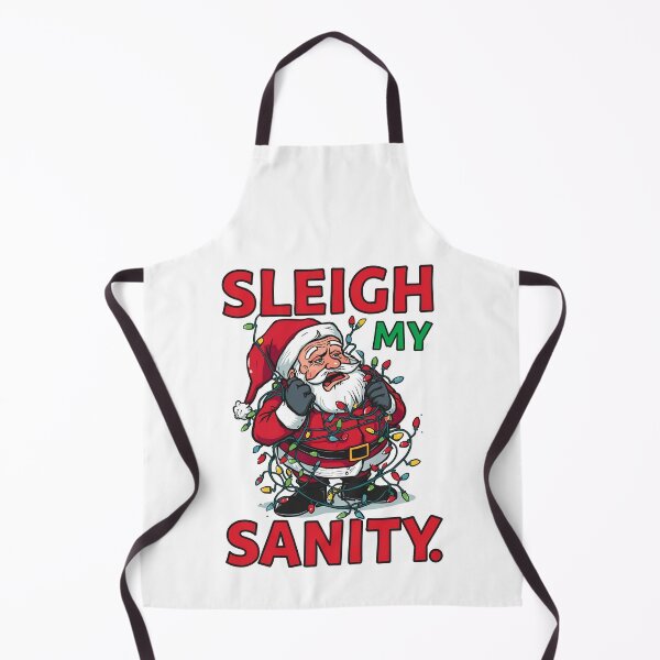 Item preview, Sleigh My Sanity Funny Christmas Dark Humor Holiday Burnout Witty Quote designed and sold by Creativity Meets Healing.
