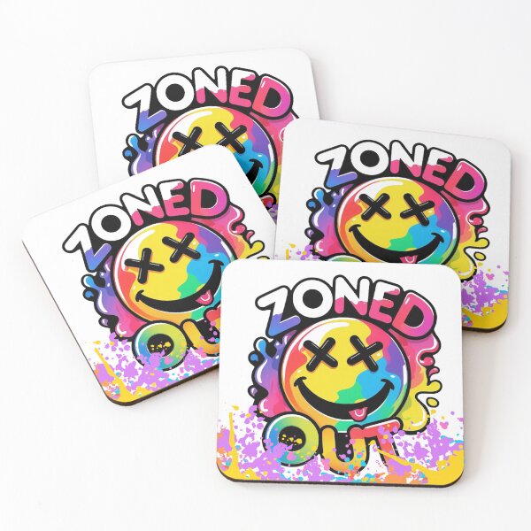 Item preview, Zoned Out – Trippy Smiley Drip Design  designed and sold by EdgeOfSanityDesigns.