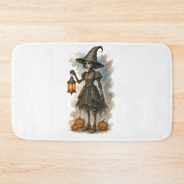 Item preview, Mechanical Witch Doll – Halloween Automaton with Lantern designed and sold by CelticSoulShop.