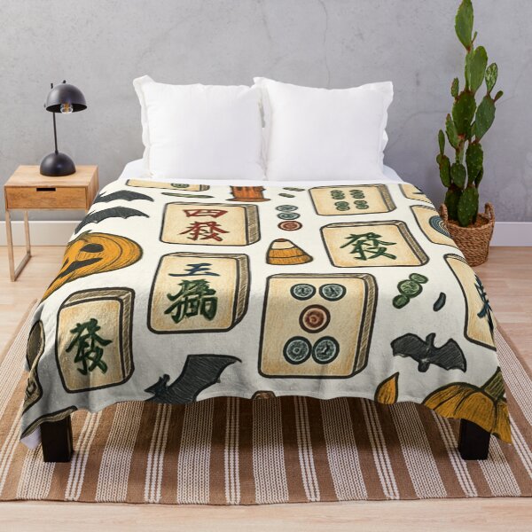 Item preview, Halloween Mahjong Tile Pattern Design designed and sold by Best Pattern⭐⭐⭐⭐⭐.