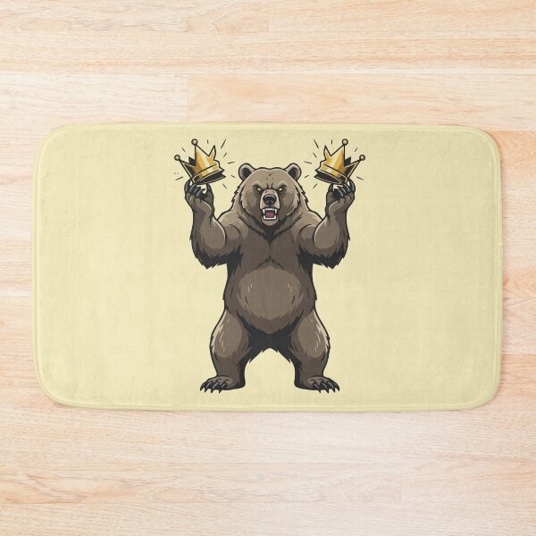 Item preview,  The Fierce Grizzly Bear and the Broken Crown  No Kings in America designed and sold by Felinefinesse.