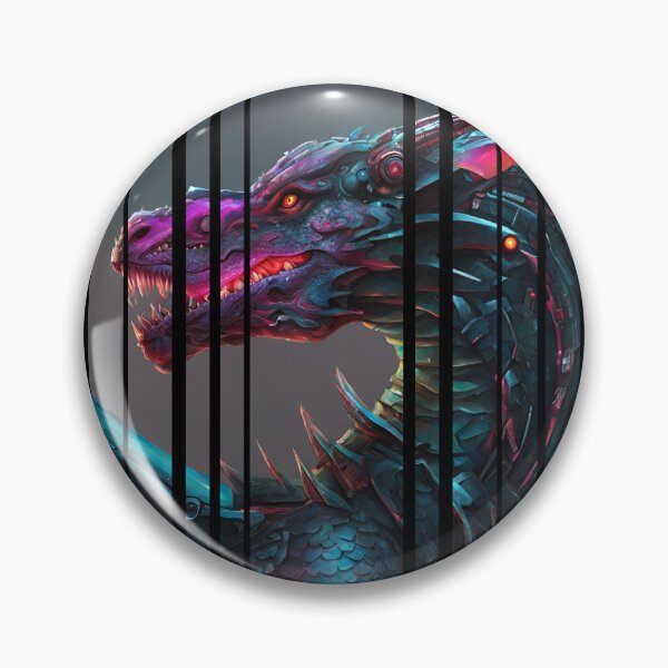 Item preview, Cyber neon Dragon 3 designed and sold by Neon G.