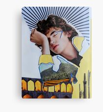 Modern Human Giants Environmental Collage Metal Print