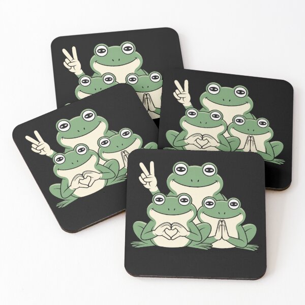 Item preview, Frogs of Positivity: A Message of Peace, Love, Hope designed and sold by Snark Town Tees.